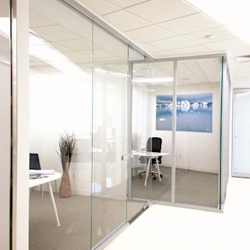 dormakaba PURE Enclose_Framed_Pivoting_Glass Partitions_IGS