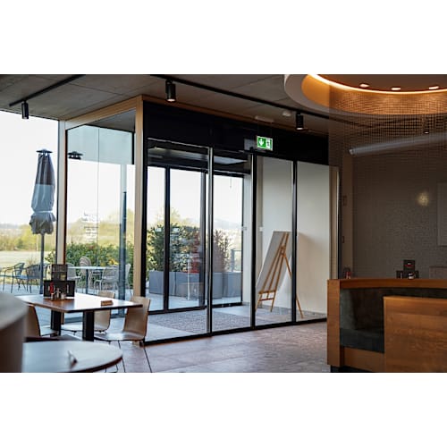 Automatic sliding doors