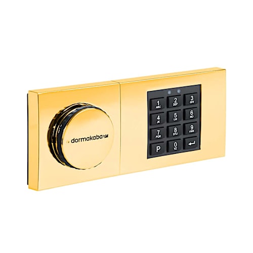 Aluminium input unit gold plated