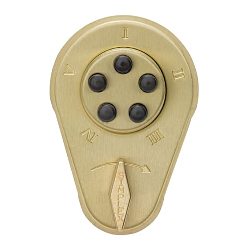 Simplex 900 Series 902/4/7/19-04 Satin Brass