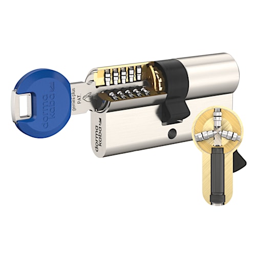 Lock cylinder dormakaba gemini plus