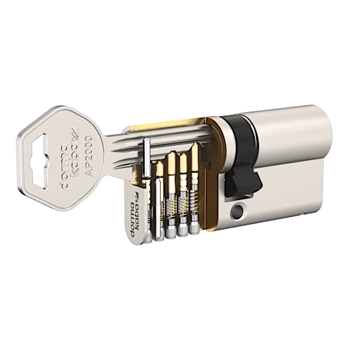 Cylinder locks with serrated keys - dormakaba AP2000