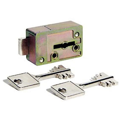 Deposit D - Double-bitted keys with square bow