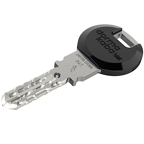 Reversible key dormakaba penta cross