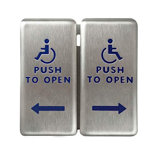 947 Dual Vestibule Push Plate Switches RCI EAD