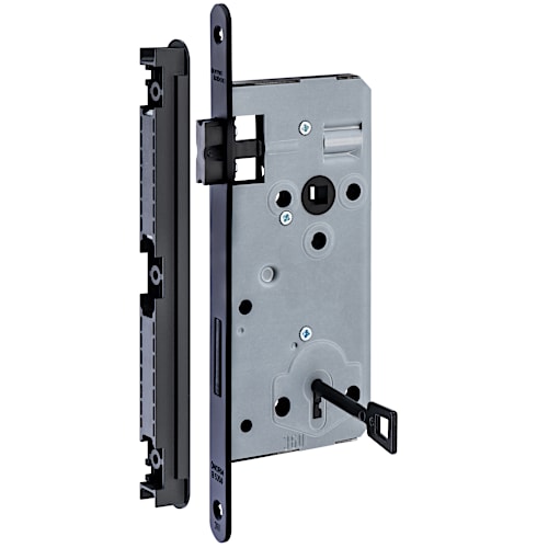 Flat key (KB), black matt (SWM), striking plate SB14