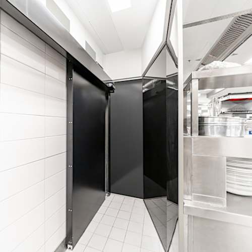 ST Fire Automatic Sliding Door Steel