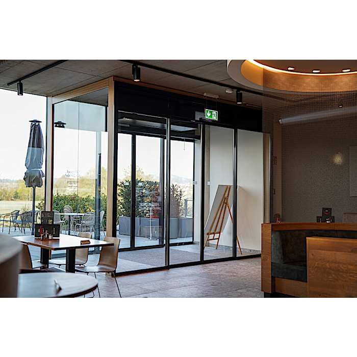 Automatic sliding doors