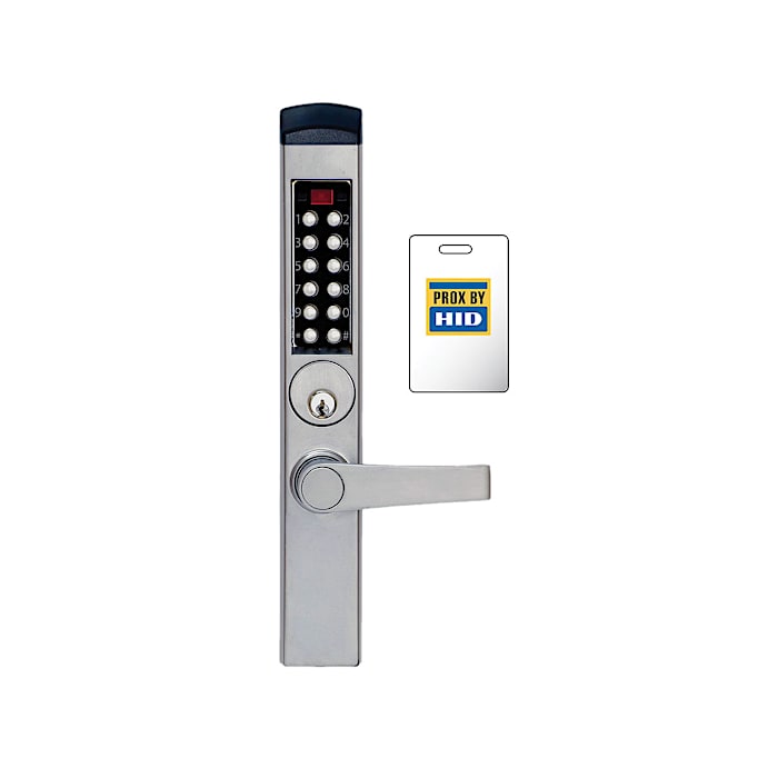E-Plex 3700 with HID card - Satin Chrome