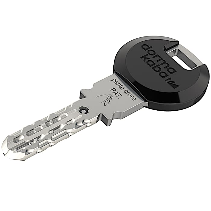 Reversible key dormakaba penta cross