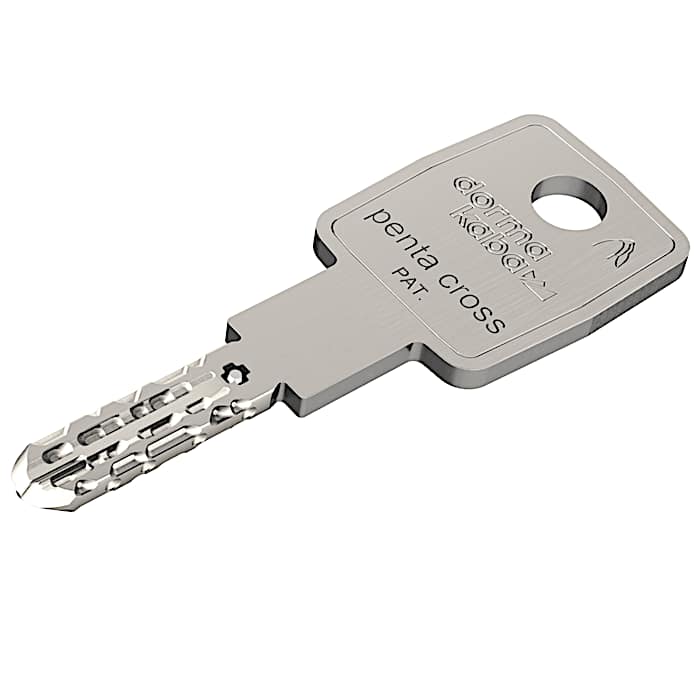 Reversible key dormakaba penta cross