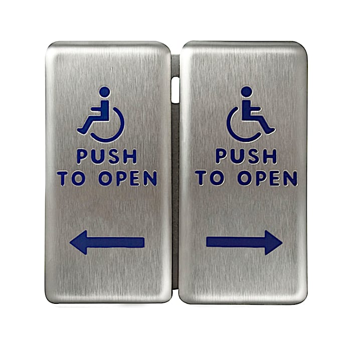947 Dual Vestibule Push Plate Switches RCI EAD