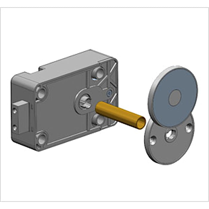 VAROS - Key guiding tube with escutcheon plate