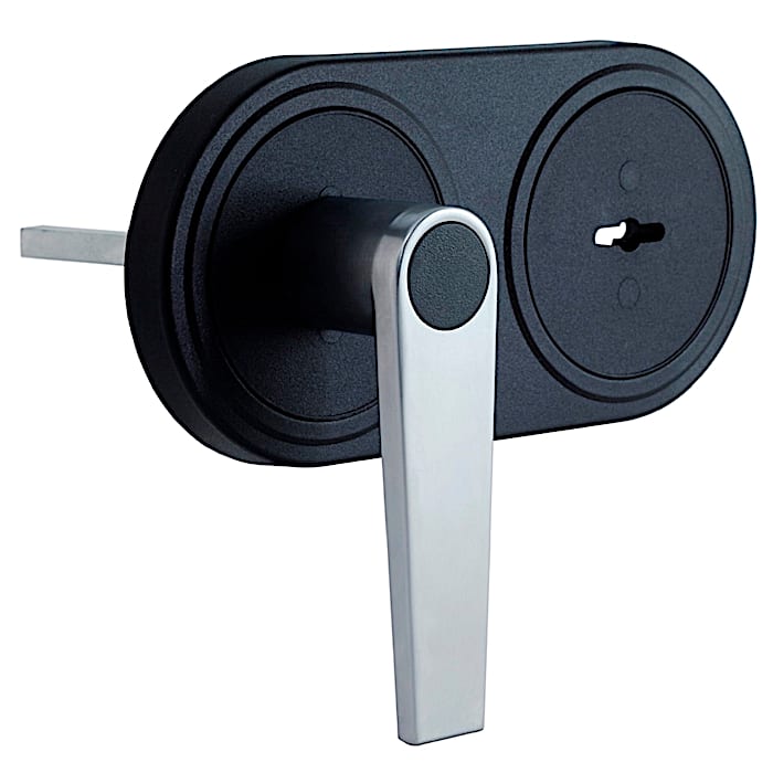 Elos 125 with faceplate 98,5 x 200 x 16 mm and key hole cover
