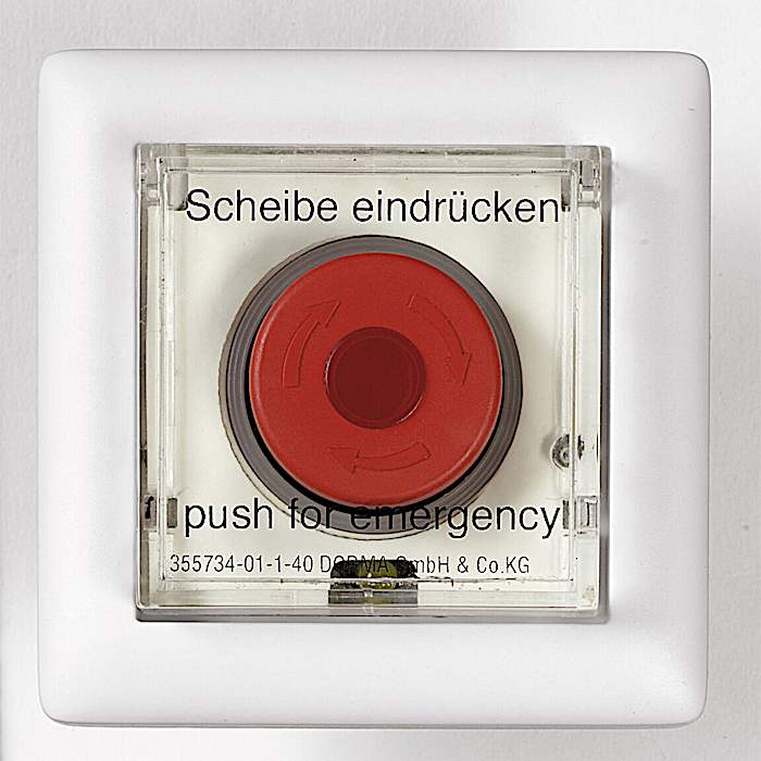 Emergency exit system TMS UP System Components