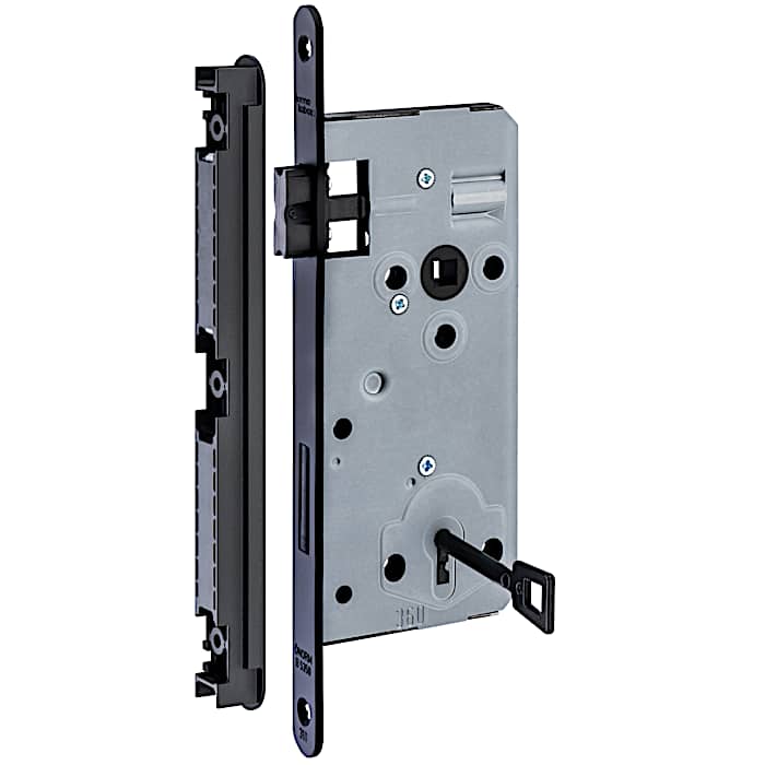 Flat key (KB), black matt (SWM), striking plate SB14