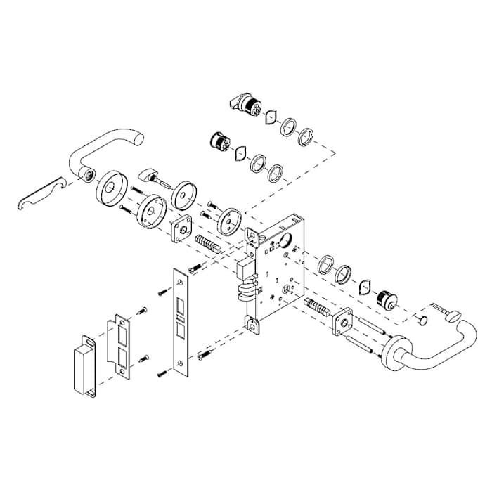 dormakaba DL-DB Series ANSI Locksets