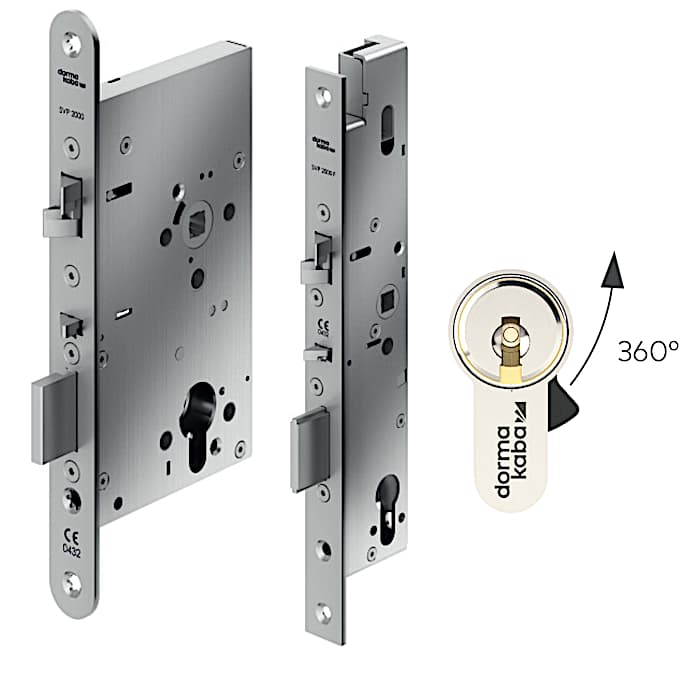 Free rotation on  the FZG version of a lock cylinder
