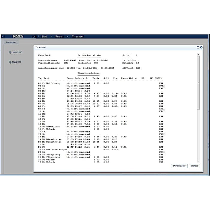 Time Sheet