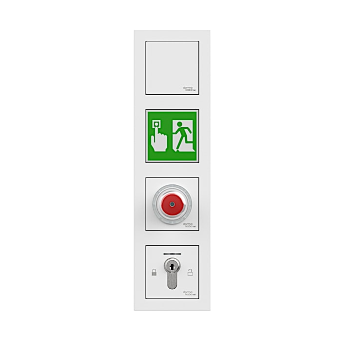 SafeRoute SCU UP control unit with emergency push button