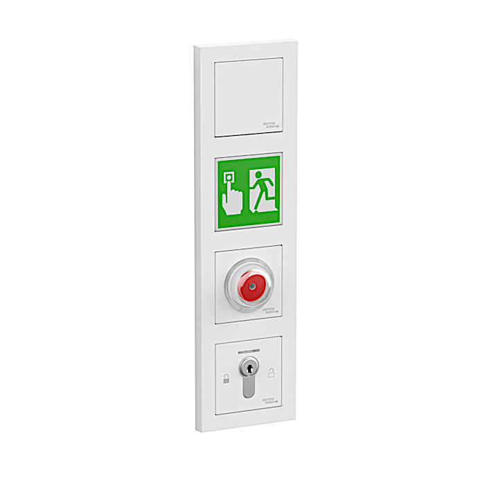 SafeRoute SCU UP control unit with emergency push button