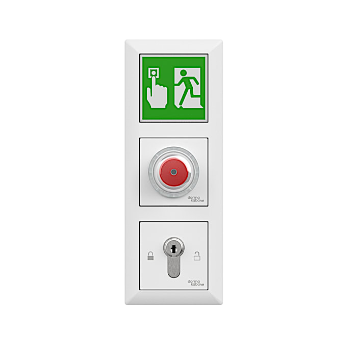 SafeRoute SCU UP control unit with emergency push button