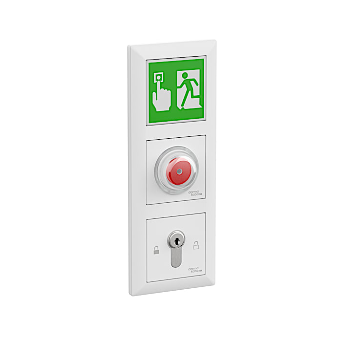SafeRoute SCU UP control unit with emergency push button