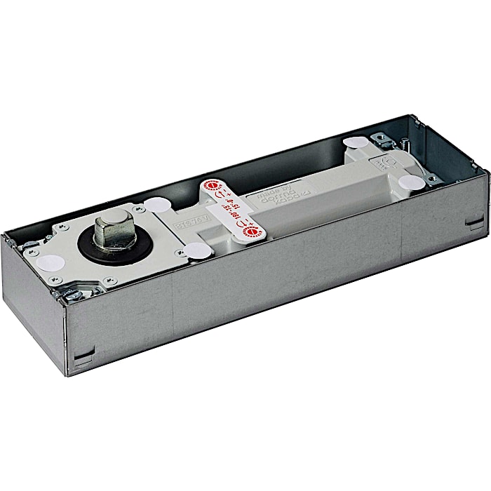 Discover the versatile dormakaba BTS75 V floor spring - ideal for standard, narrow, or wide doors, LH/RH, single or double-action. CE marked, CERTIFIRE approved CF127, BS EN1154 tested. Max reliability & quality with customisable functions