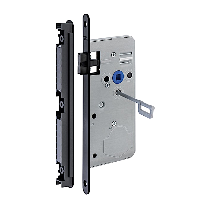 solo-MAF, Stulp schwarz matt (SWM), mit Schließblech SB14