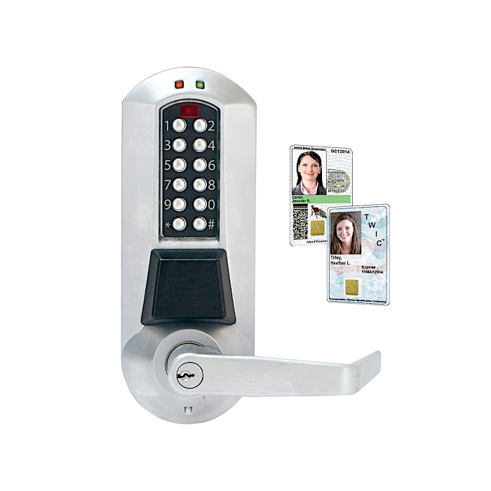 E-Plex 5800 Series FIPS 201 - Satin Chrome