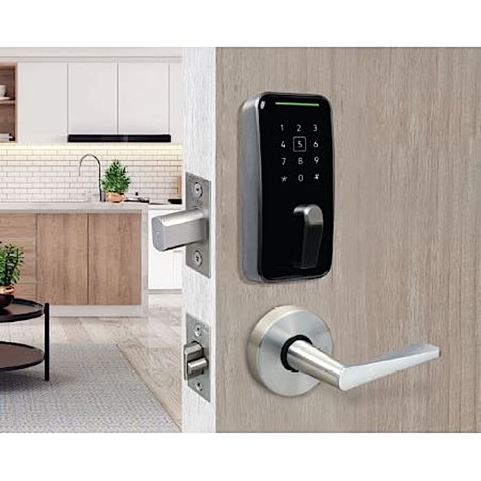 Saffire EVO Deadbolt on door