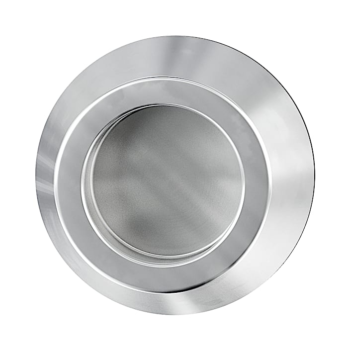 Recessed pull grips conically closed on one side