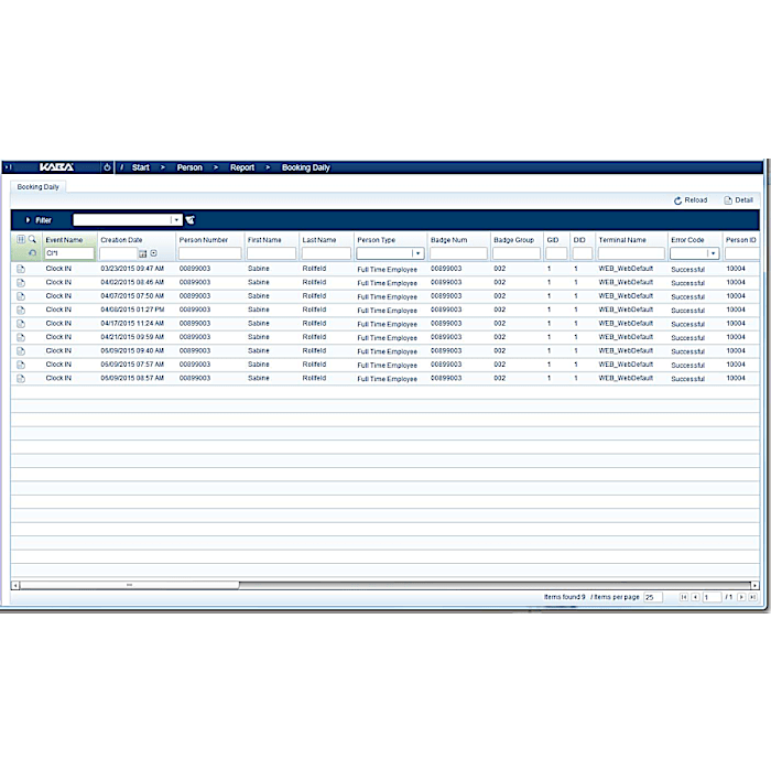 Booking Viewer