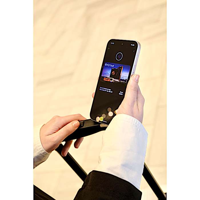 Google Phone with Luggage
