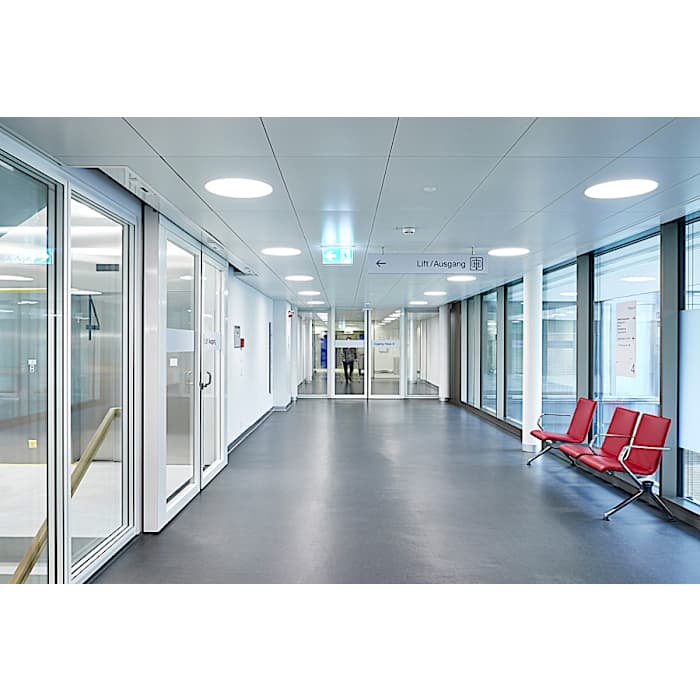 Steel fire doors with glass